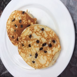 Chocolate chip pancakes